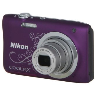 Фотоаппарат компактный Nikon Coolpix A100 Purple Lineart