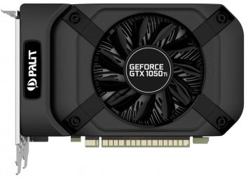 Palit GeForce GTX 1050 Ti 1290Mhz PCI-E 3.0 4096Mb 7000Mhz 128 bit DVI HDMI HDCP StormX