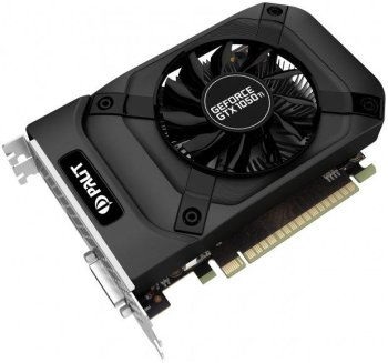 Palit GeForce GTX 1050 Ti 1290Mhz PCI-E 3.0 4096Mb 7000Mhz 128 bit DVI HDMI HDCP StormX