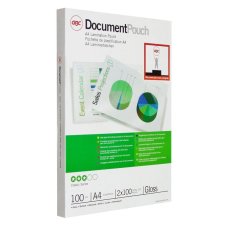 Пленка для ламинирования GBC А4 2x100 мкм глянцевая