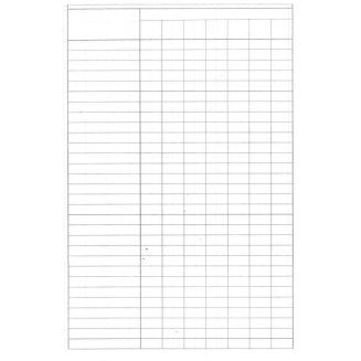 Книга учета бухгалтерская офсет А4 96 листов пустографка на скрепке