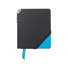 Записная книжка Cross Jot Zone черная/голубая 160 страниц в линейку