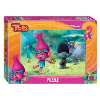 Пазл Trolls 60 деталей
