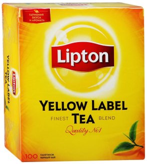Чай Lipton Yellow label 100пак*2г