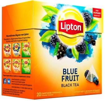 Чай Lipton Blue Fruit Tea 20 пак *1,8 г