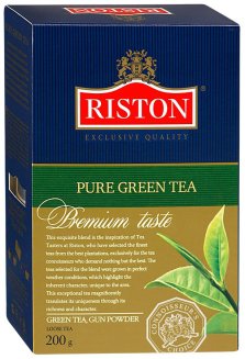 Чай зеленый Riston Pure Green байховый китайский крупнолистовой 200г
