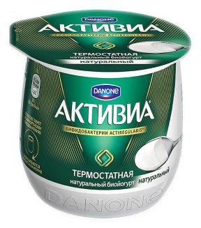 Биойогурт Активиа термостатный натуральный 3,5%, 170г