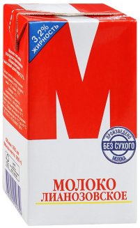 Молоко М Лианозовское ультрапастеризованное 3,2%, 950г
