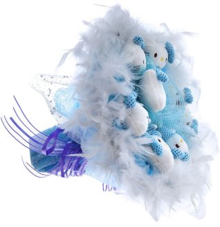 Букет из игрушек Toy Bouquet \"Котята\", цвет: голубой, 9 игрушек