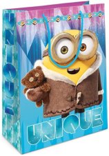 Universal Миньоны Пакет подарочный Зимний Миньон 35х25х9 см