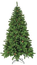 Ель искусственная Triumph Tree \"Императрица\", с шишками, высота 215 см