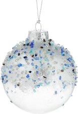 Украшение новогоднее подвесное Winter Wings \"Шар\", диаметр 8 см