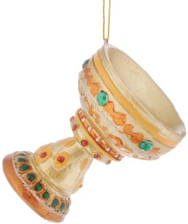 Украшение новогоднее подвесное Феникс-Презент \"Кубок\", высота 7 см