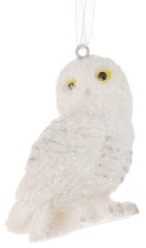 Украшение новогоднее подвесное Феникс-Презент \"Совенок\", высота 5,5 см