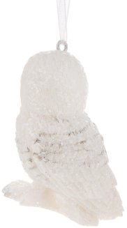 Украшение новогоднее подвесное Феникс-Презент \"Совенок\", высота 5,5 см