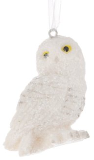 Украшение новогоднее подвесное Феникс-Презент \"Совенок\", высота 5,5 см