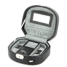 Шкатулка для украшений Jardin D'Ete PD8044, черная рептилия