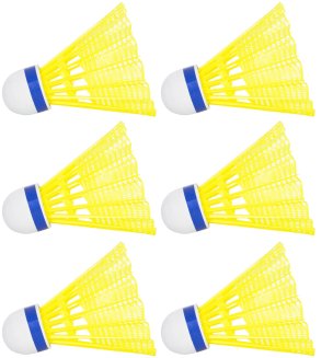 Воланы для бадминтона Victor 6 шт, желтые