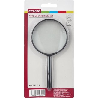Лупа Attache диаметр 90 мм кратность увеличения 7