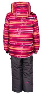 Комплект (куртка, полукомбинезон) GUSTI, розовый/желтый