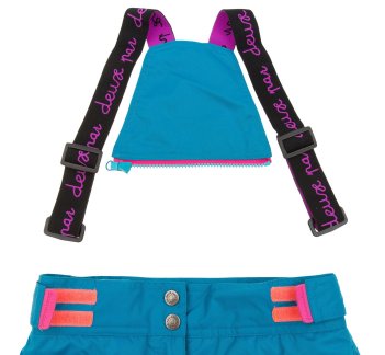 Комплект (куртка, брюки и шарф) DEUX PAR DEUX, мультицвет