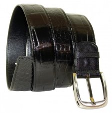 Ремень из кожи крокодила (живот)