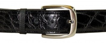 Ремень из кожи крокодила (живот)