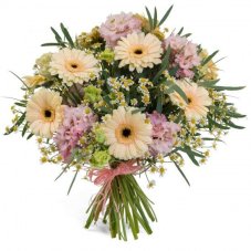 Букет цветов «Ванильное небо»